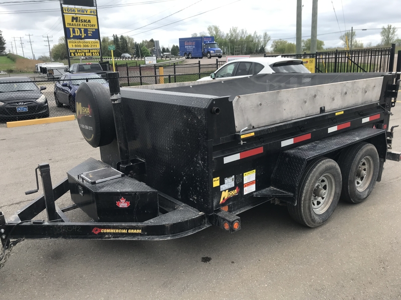 2023 Miska 5 Ton Contractor Dump Trailer